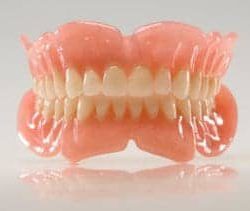 An image of dentures